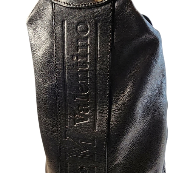 Marco Valentino Handbags - Marco Valentino Black Leather Bucket Bag Large Shoulder Bag